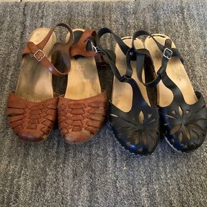 Two pairs used Swedish Hasbeens bundle